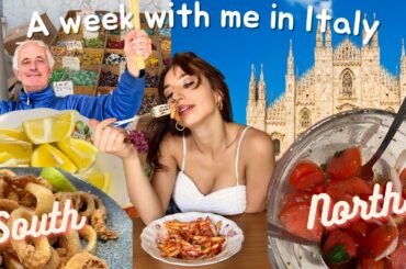 a week in north and south Italy - food, family, culture