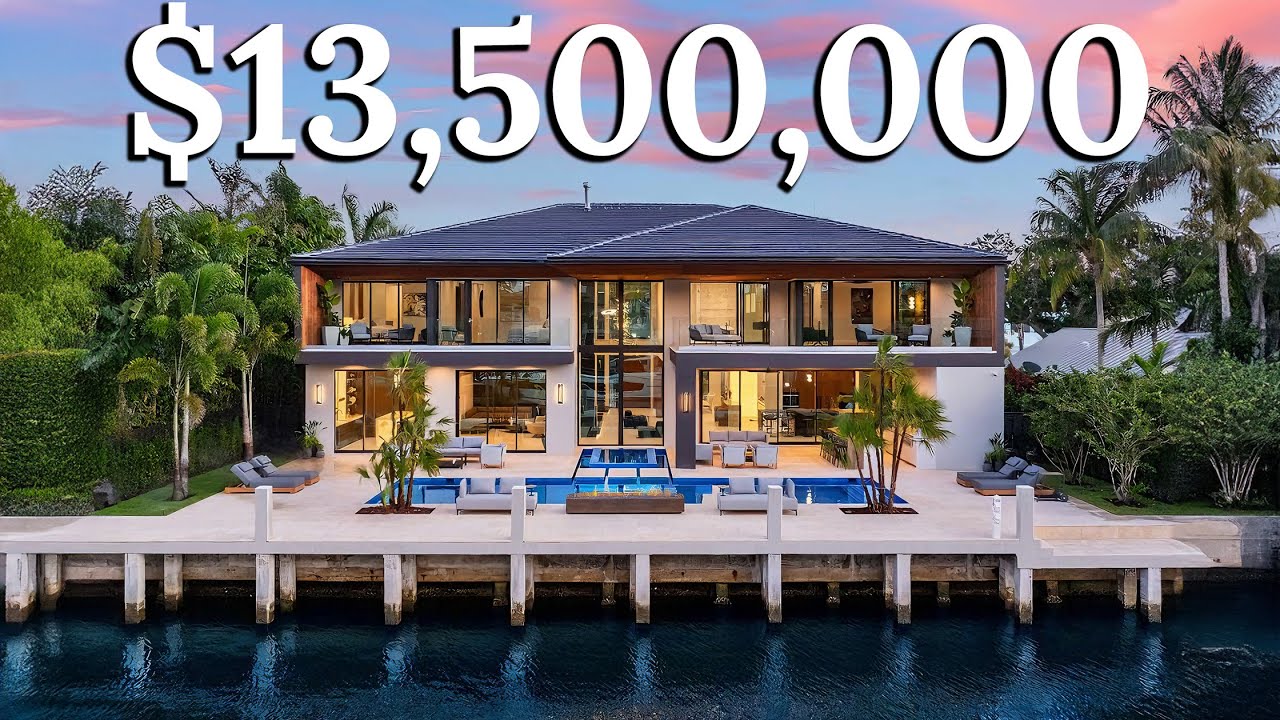 Touring this $13,500,000 Modern Mansion on the Water in Fort Lauderdale! Touring this $13,500,000 Modern Mansion on the Water in Fort Lauderdale!