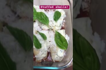 Stuffed shells #italian #italianfood #italy #cookingchannel #cooking #cookingathome #recipe #recipes