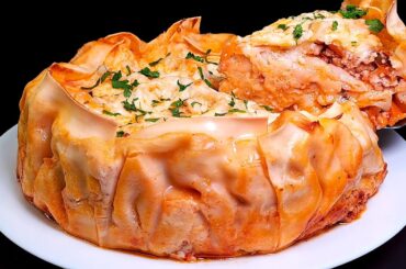 The best homemade lasagna recipe! Tastier than in an Italian restaurant!