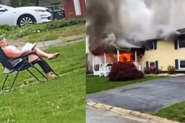 Woman Sets Her House on Fire Then Sits to Watch It Burn: Cops
