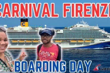 Boarding CARNIVAL'S newest ship- CARNIVAL FIRENZE! Ship Tour, II Viaggio, Sailaway, and more!