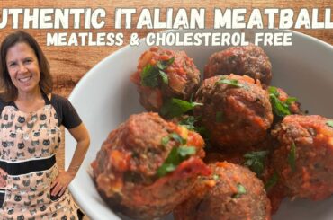 Delicious Vegan Italian Meatballs Recipe With Homemade Spaghetti Sauce - Cholesterol-free!