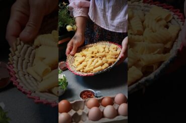 Cheesy Baked Rigatoni #viral #art