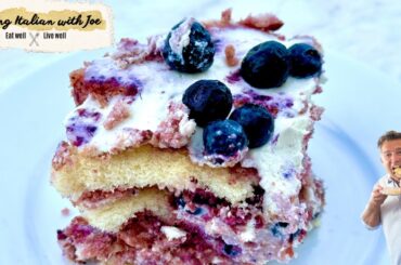Absolutely Delicious Blueberry Tiramisu Cooking Italian with Joe