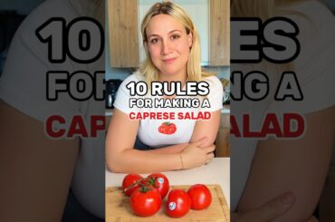 10 Rules For Making The Perfect Caprese Salad: Recipe #caprese #capresesalad #tomato #recipe #salad
