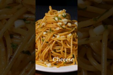 Spaghetti Aglio e Olio | Easy Pasta Recipe (15-Minutes!)  #easy #food #recipes #cooking