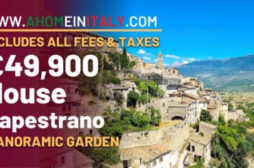 INCREDIBLE Italian townhouse with a garden and incredible views close to the coast and ski resorts.