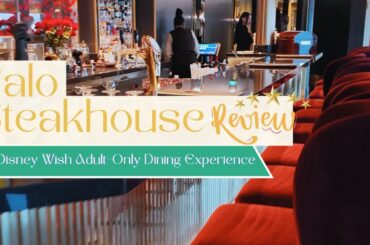 What to Expect at Palo Steakhouse on the Disney Wish | Dining Experience & Review