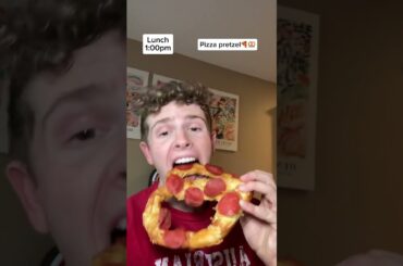 I ate only PIZZA flavored foods for the ENTIRE day!