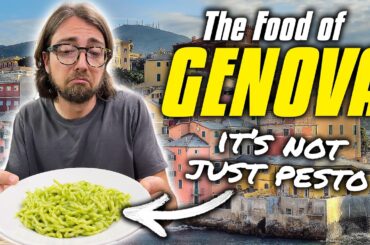 The Food of GENOVA (but no pesto allowed)