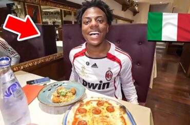 iShowSpeed tries Italian Food for the First Time..