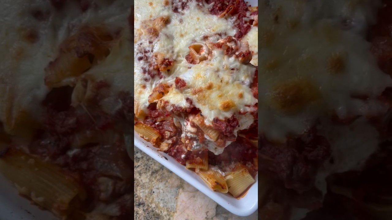 Baked Ziti #recipe Baked Ziti #recipe