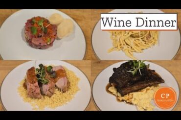 Summer Wine Dinner featuring four-courses & wine pairings