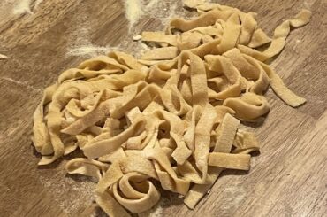 Need help making pasta without a machine. I used one cup semolina, two eggs. I thought these would be delicious because they looked right, however they were too thick, a bit grainy, and chewy in a bad way. This is my first time attempting to make pasta, any tips would be greatly appreciated!