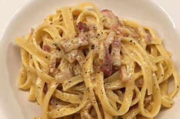 My homemade carbonara ✨