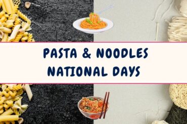 🍝 National Pasta Days