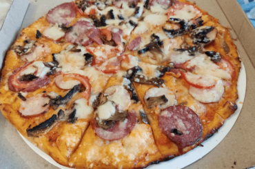 Pizza for 3 dollars from a supermarket (Ukraine). Very tasty!