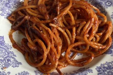 Todays lunch - Spaghetti all’Assassina