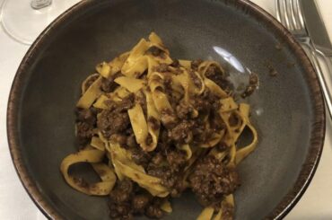 The best Tagliatelle alla Bolognese I’ve ever had