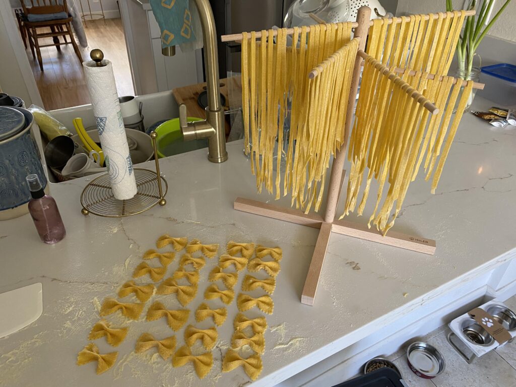 Birthday pasta to go with a bottle of wine for my sister :)