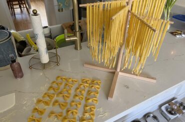 Birthday pasta to go with a bottle of wine for my sister :)