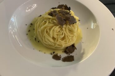 Pâtes au truffes fait maison, comme entrée.