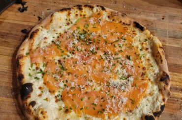 (Pizza Tax Included) looking for recipes for pizzas without cheese for a friend who is allergic