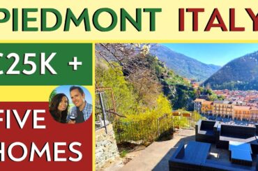 5 HOMES for SALE Piedmont ITALY | ITALIAN HOUSES for Sale