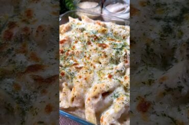 Cheesy Chicken & Pasta at home #cooking #shorts #chickenrecipe