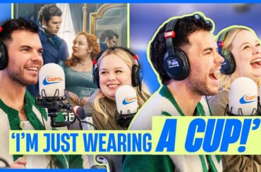 Nicola Coughlan & Luke Newton laugh at filming THAT carriage scene | Bridgerton Season 3 interview