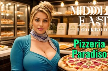 [4K] Middle East AI Lookbook-Arabian- Pizzeria Paradiso