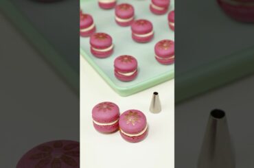 How to make purple Italian Macaroons | Full recipe #trending #shorts #recipe #macaron #yummy