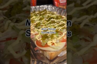 nothing beats a cute mini Italian sandwich. recipe is on my IG!