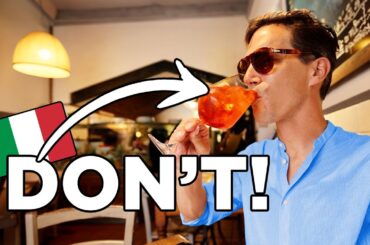 *NEVER* do THIS when visiting Italy!