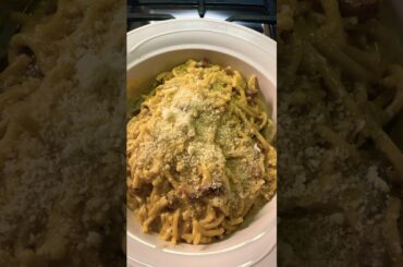 The Perfect Carbonara #shorts #easy Italian #vini Bianchi
