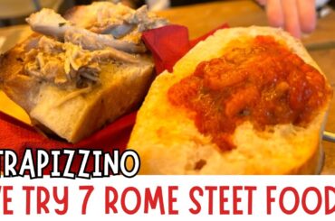 Rome Italy Street food "Cheap Eats" That You Will Not Want To Miss. We Share 7 Street Foods of Rome