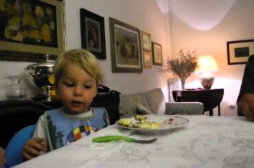 2014 Italy Summer Thomas Eating Cake