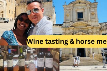 We tried horse meat & did wine tasting in the most beautiful region in Italy