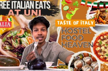 Free Hostel Meals - Scholarship Benefits in Italy | MENSA Food | Italian Cuisine #studyinitaly #food