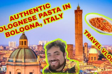 Eating AUTHENTIC BOLOGNESE PASTA in Bologna, Italy! Travel Vlog!
