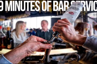 POV: Bartender Making Cocktails at a Top London Restaurant (Summer Drinks!)