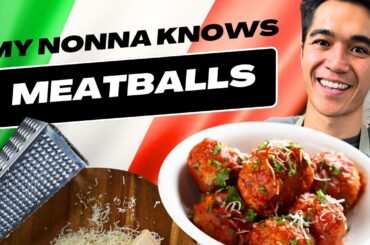 SECRET Meatball Recipe from My Italian Grandma | Nonna Knows Ep. 3