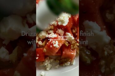 HEALTHY RECIPES | Must-Try Summer Dish: Refreshing Watermelon Carpaccio | Unique Summer Salad