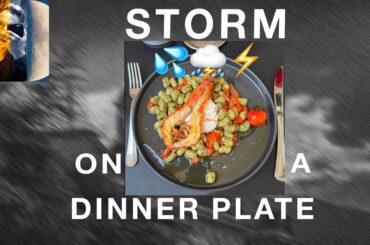 Storm on a Dinner Plate Alfresco Dining in Stresa Italy