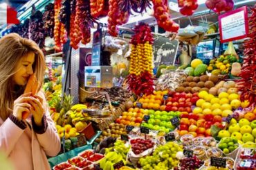 Rome Italy [4k] - Walking Tour in The Biggest International food market in Rome - October 2022