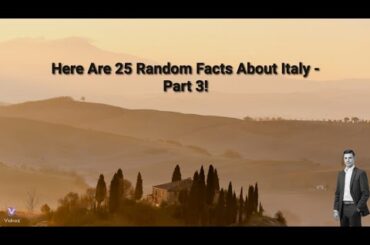 Italy Random Facts - Part 3 | 2Towelz
