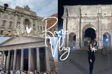 rome, italy | pt.1 exploring & eating, shopping vlog
