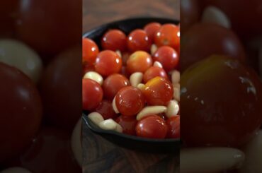 Grilled Focaccia and Confit Tomatoes
