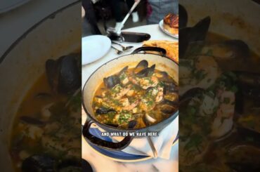 HUGE Zuppa Di Pesce - Classic Sicilian Seafood Soup at Cucina Morini in Washington, DC